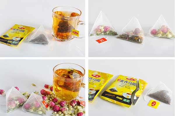 内外袋茶叶91香蕉视频免费下载可采用复合膜、过滤纸、无纺布等薄膜制袋